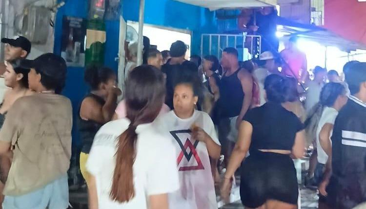 Lugar del doble asesinato.