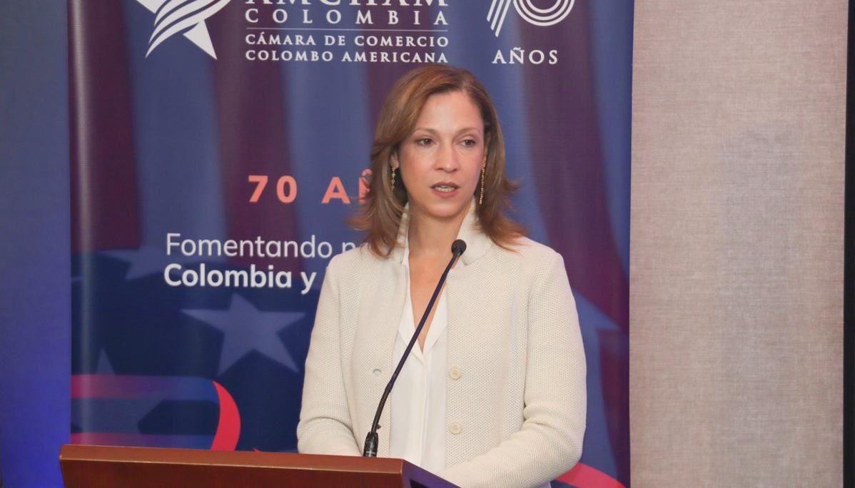 María Claudia Lacouture, presidente ejecutiva de la Cámara Colombo Americana.