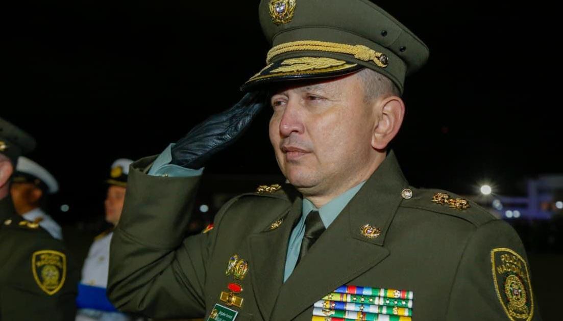 El recién ascendido Brigadier General Miguel Andrés Camelo Sánchez. 