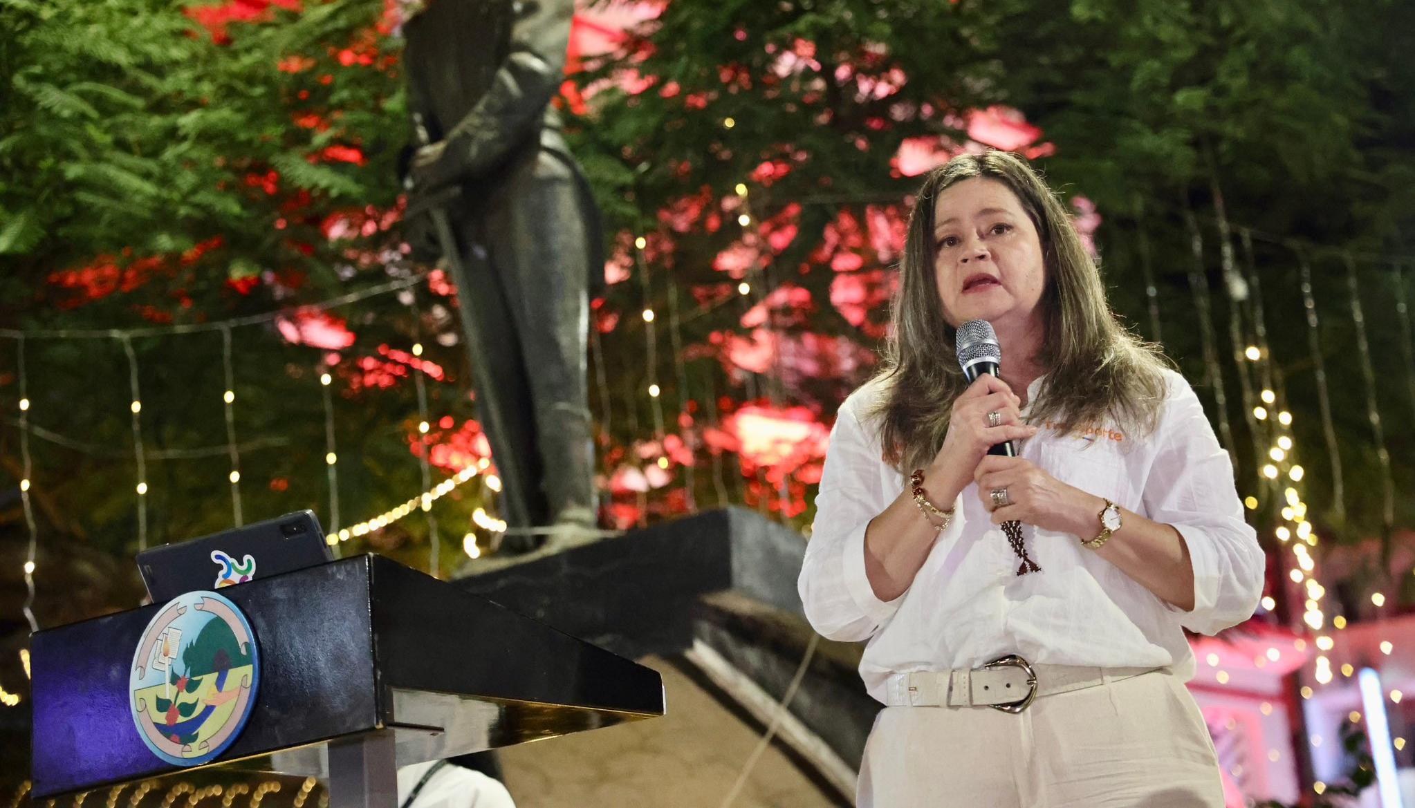 María Fernanda Rojas, ministra de Transporte. 