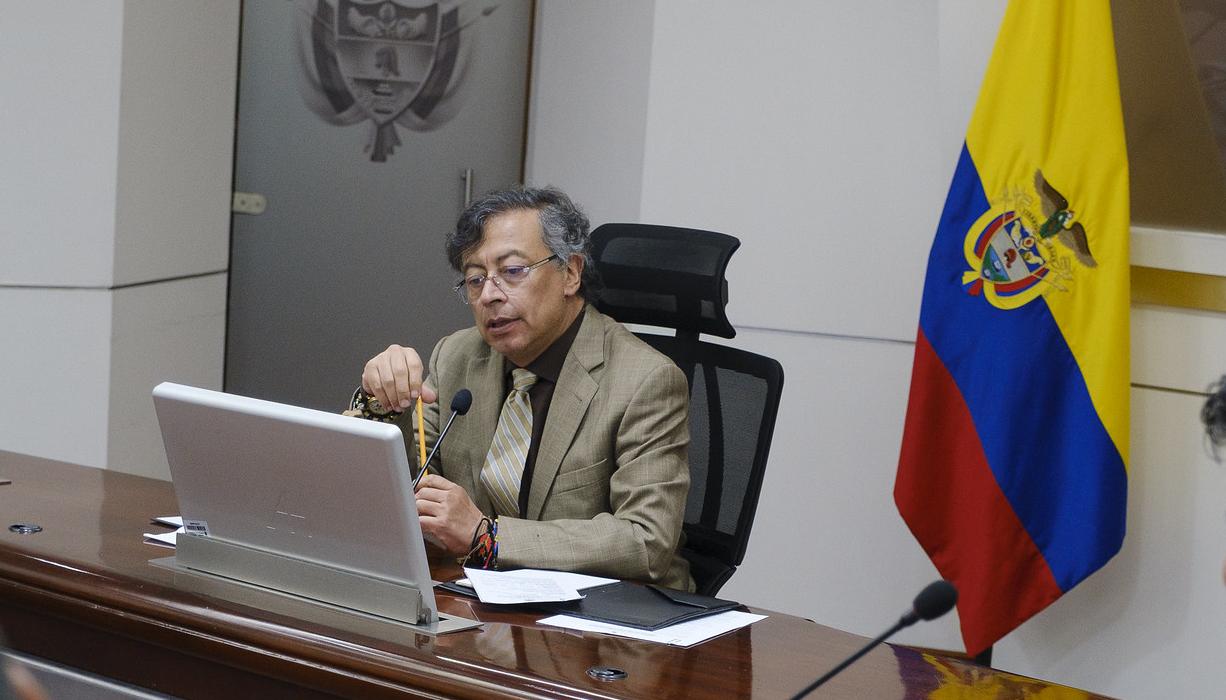 El Presidente Gustavo Petro.