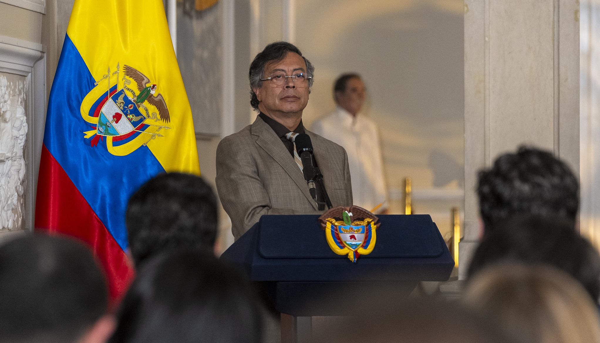 El Presidente Gustavo Petro.
