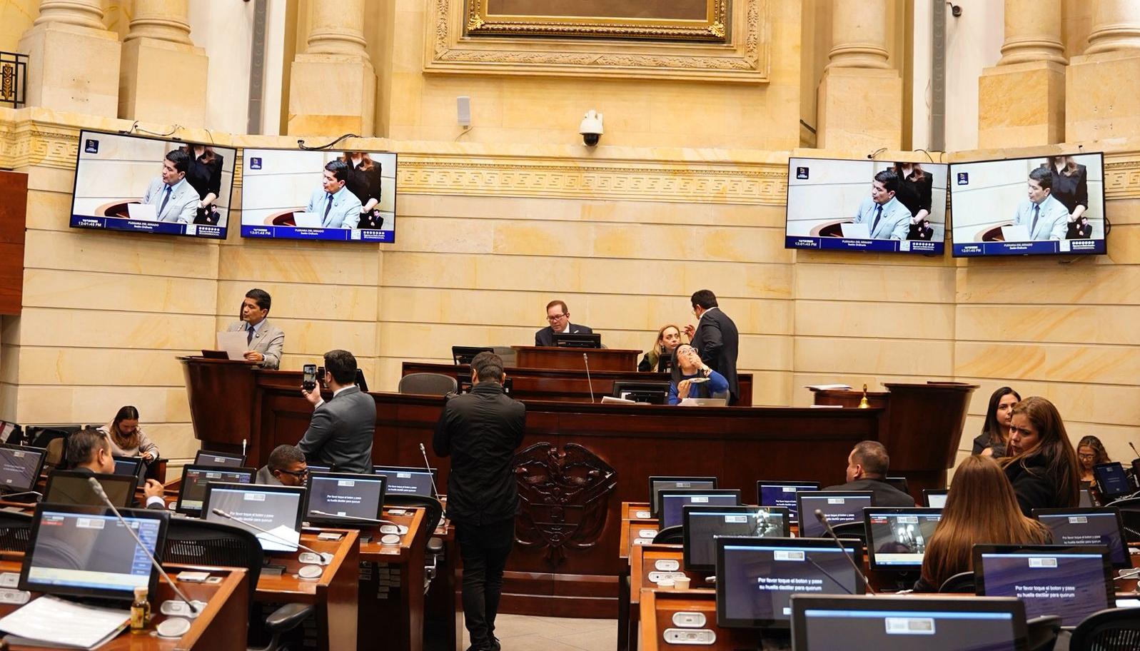 Plenaria del Senado.