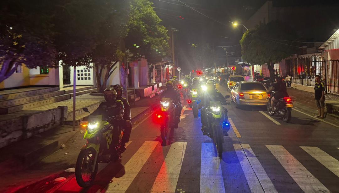 Policía impuso comparendos