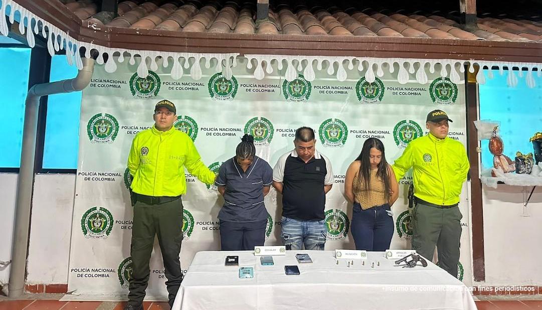 Tres de los capturados