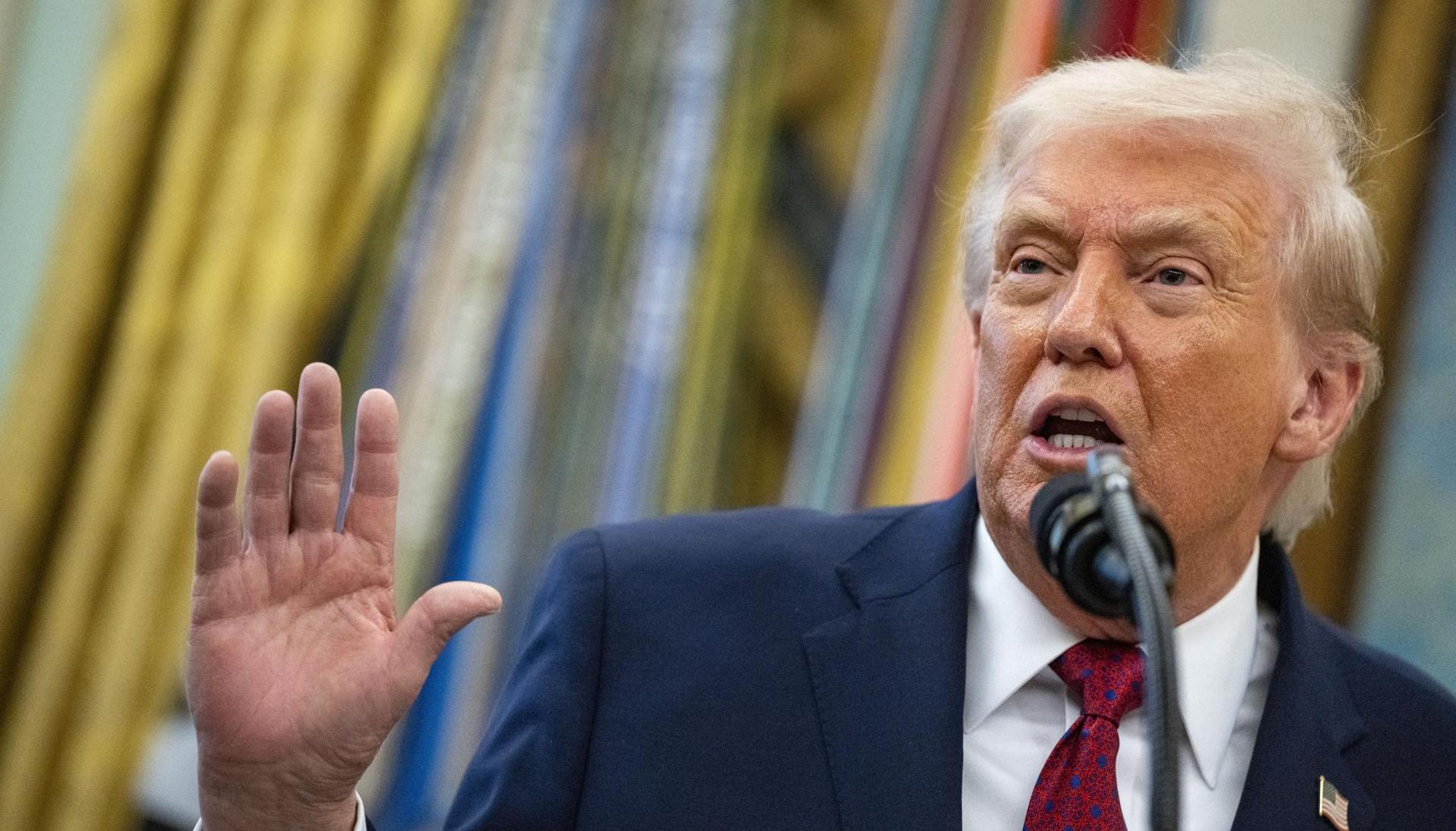 El Presidente Donald Trump.