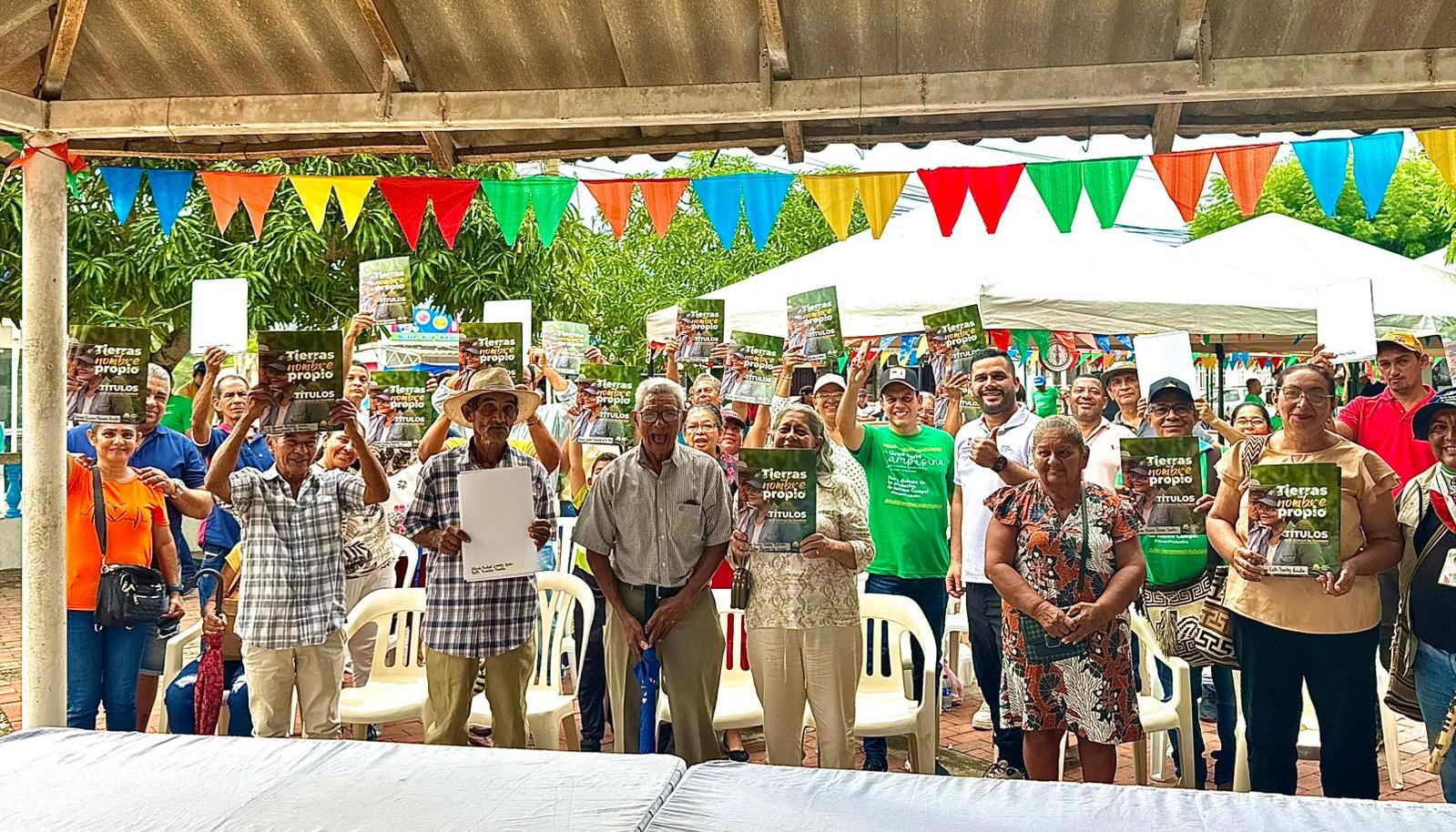 Beneficiarios de la vereda Miraflores.