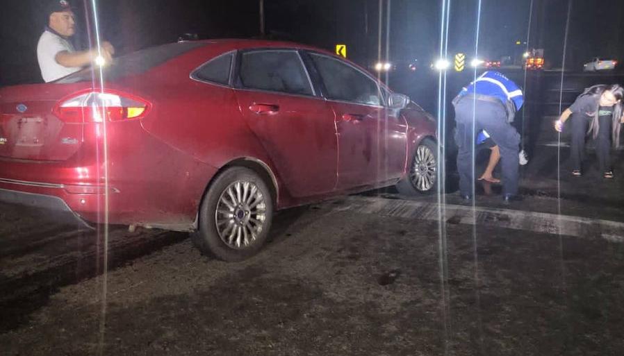 Vehículo en que se desplazaba Jossimar Calvo