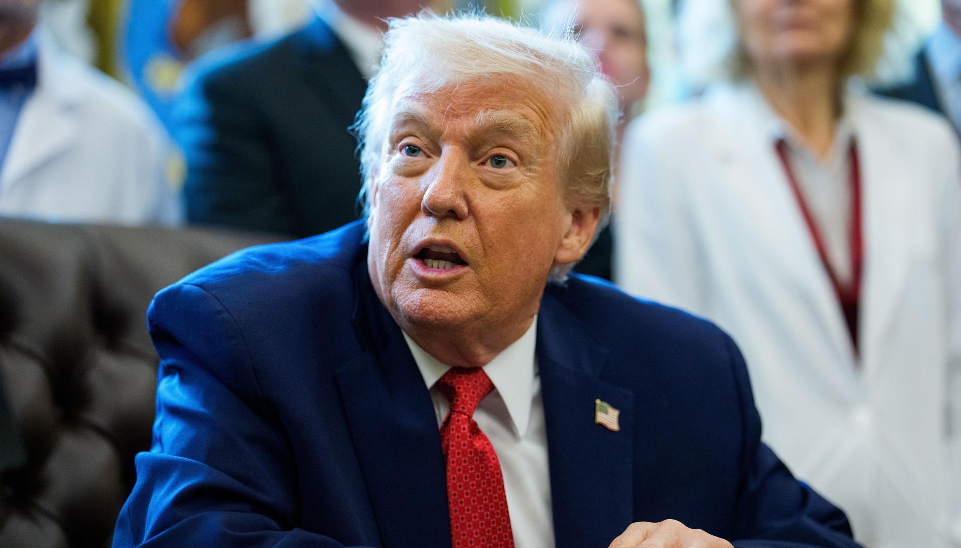 Donald Trump, Presidente de Estados Unidos.