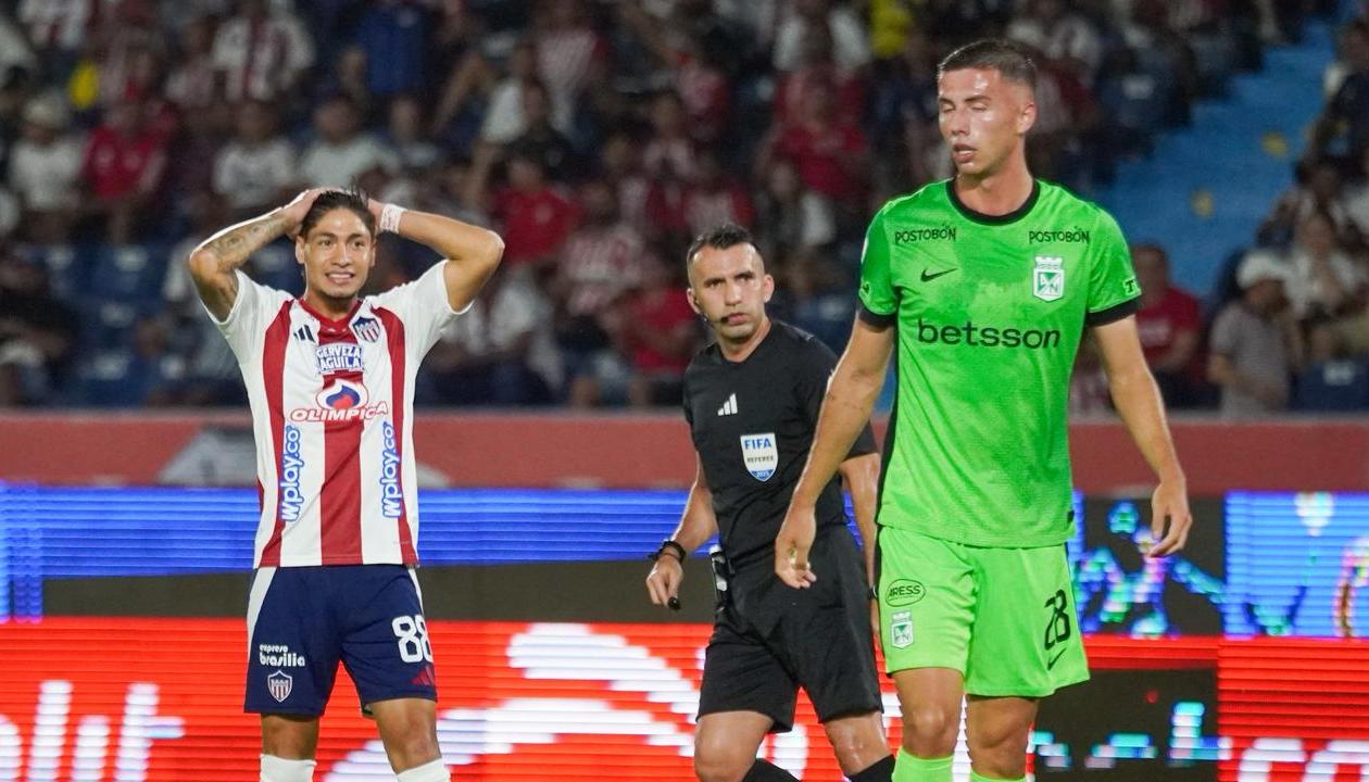 Carlos Betancur en el partido Junior vs. Nacional, el 13 de noviembre. 