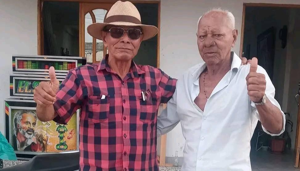 Francisco Cañarete (derecha) con su hermano Leopoldo. 