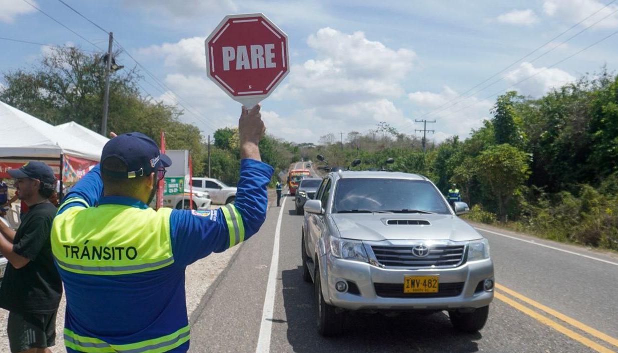 Controles de tránsito. 
