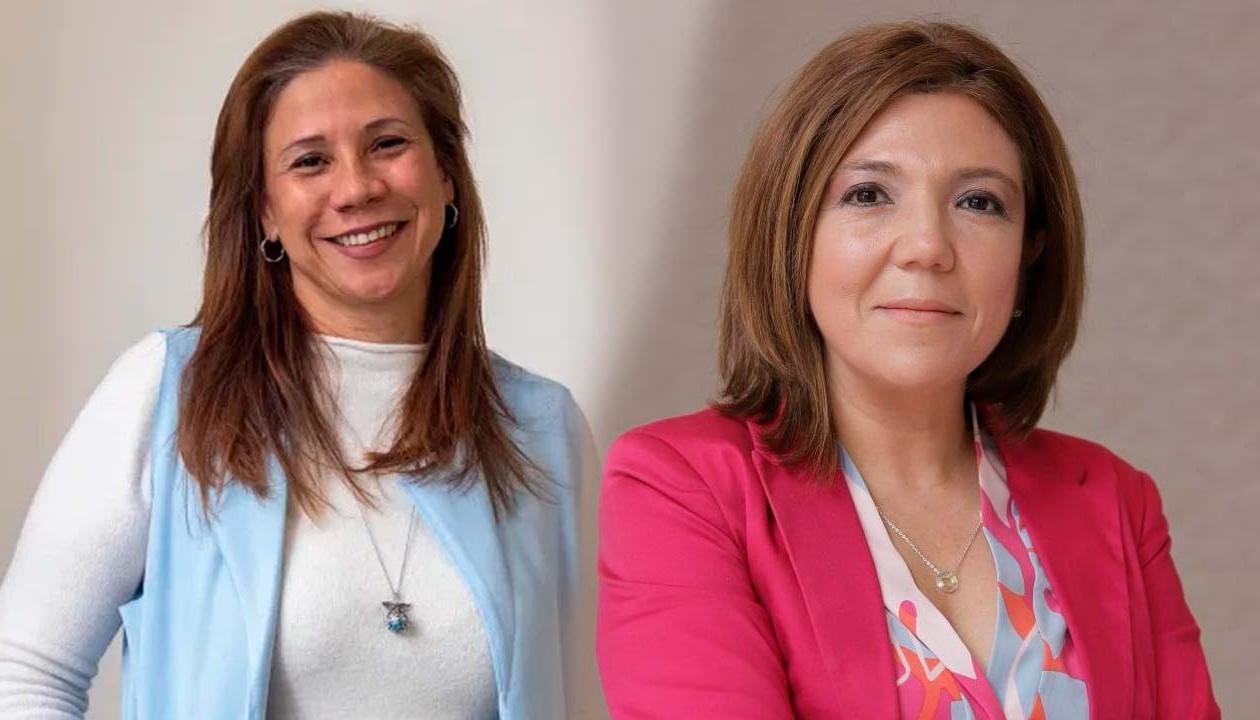(Izq. -Der.) Ángela Álvarez y Adriana Jiménez, nuevas comisionadas. 