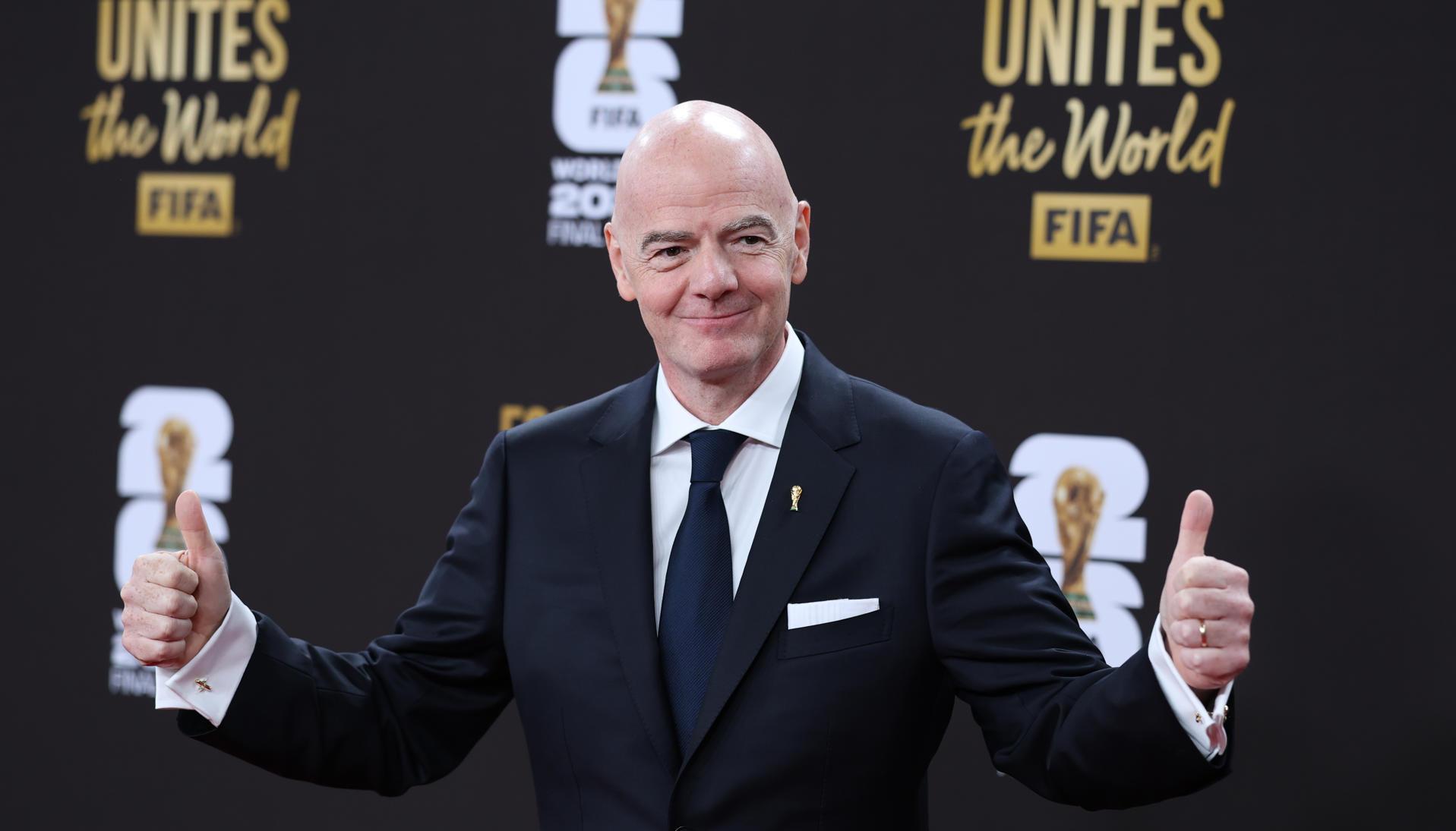 Gianni Infantino, presidente de la FIFA.