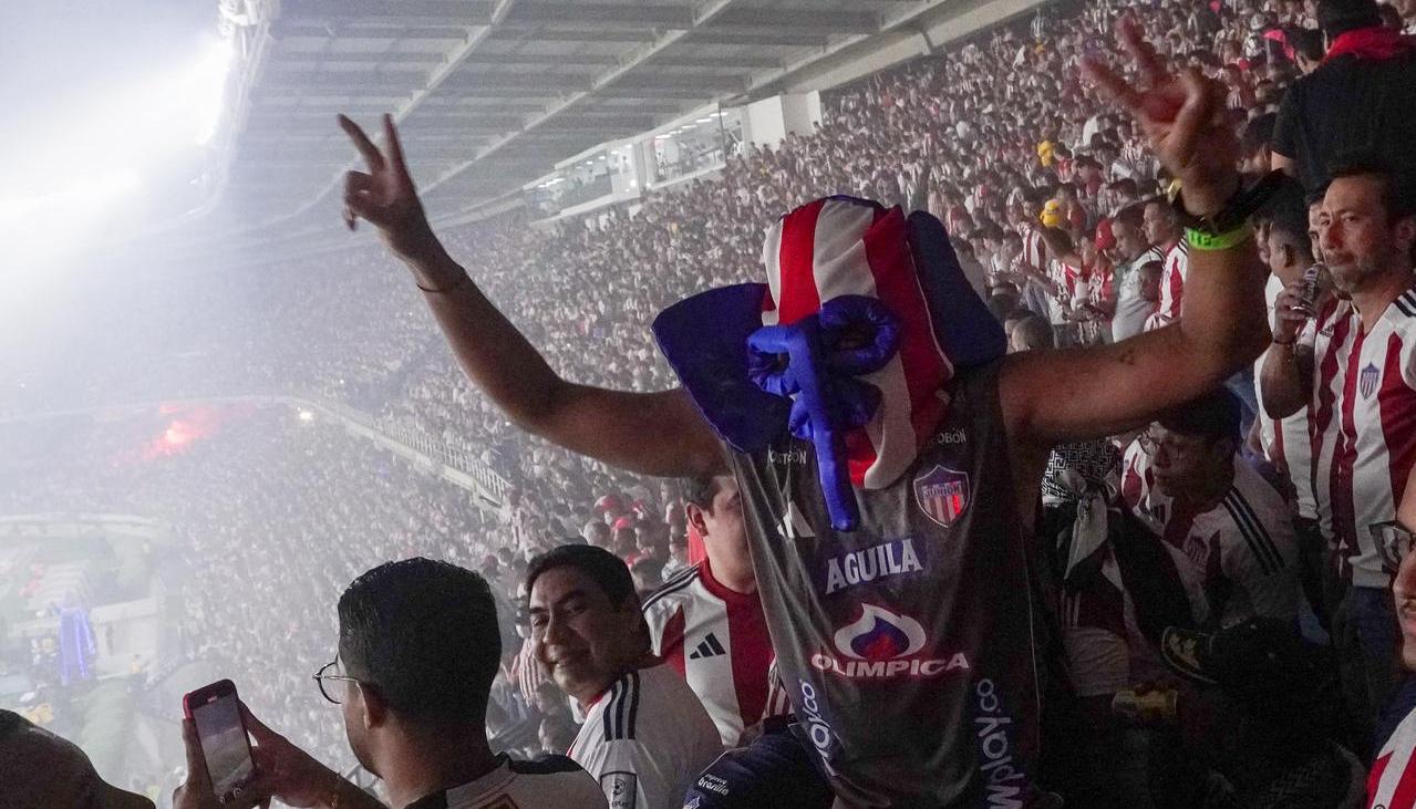 La hinchada del Junior llenó el estadio Metropolitano en los tres últimos partidos.