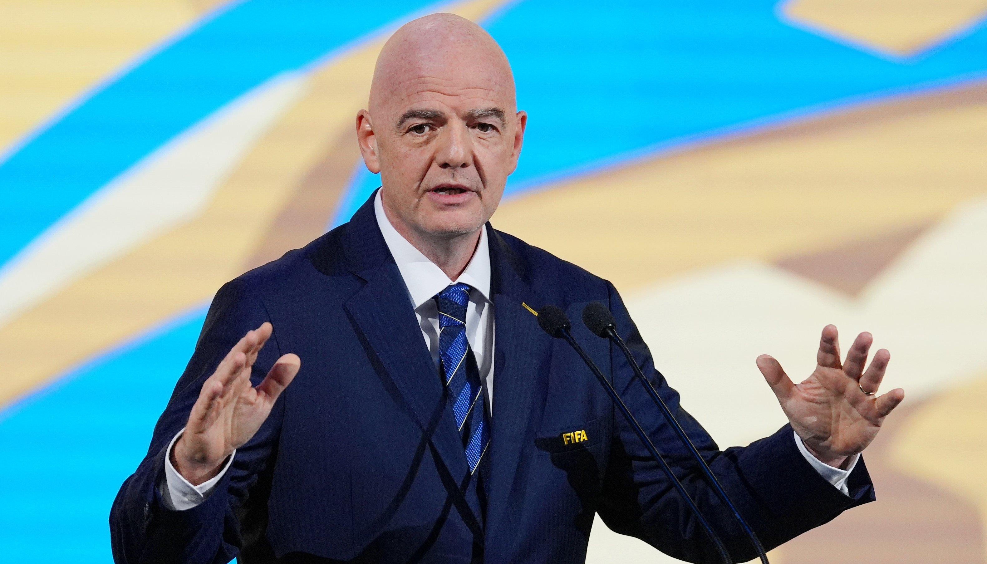 Gianni Infantino, presidente de la FIFA.