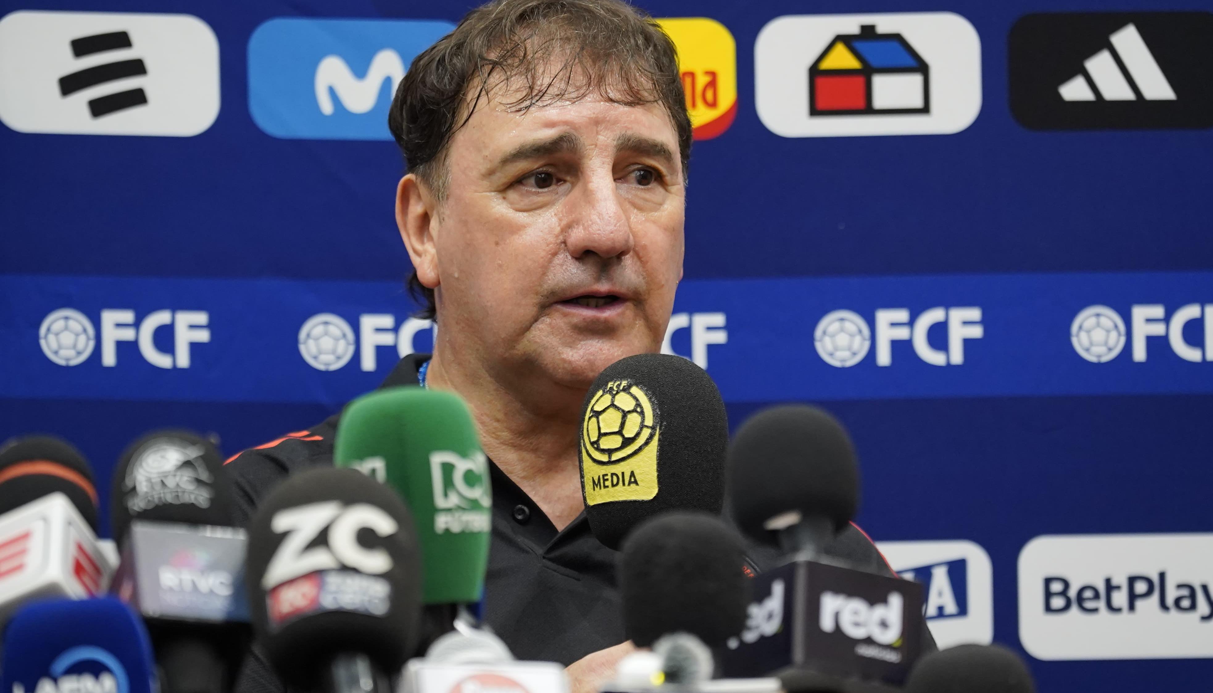 El argentino Néstor Lorenzo, técnico de la Selección Colombia. 