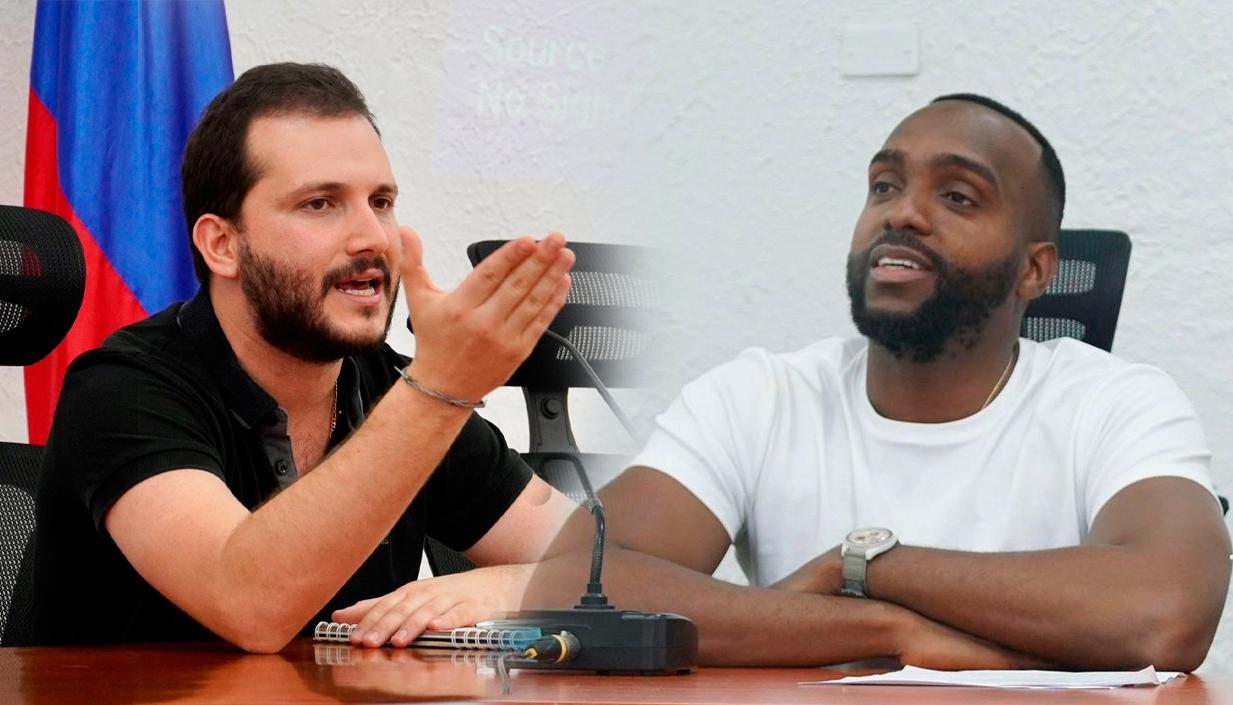 Samir Radi (Izq.) y Estefanel Gutiérrez (Der.)