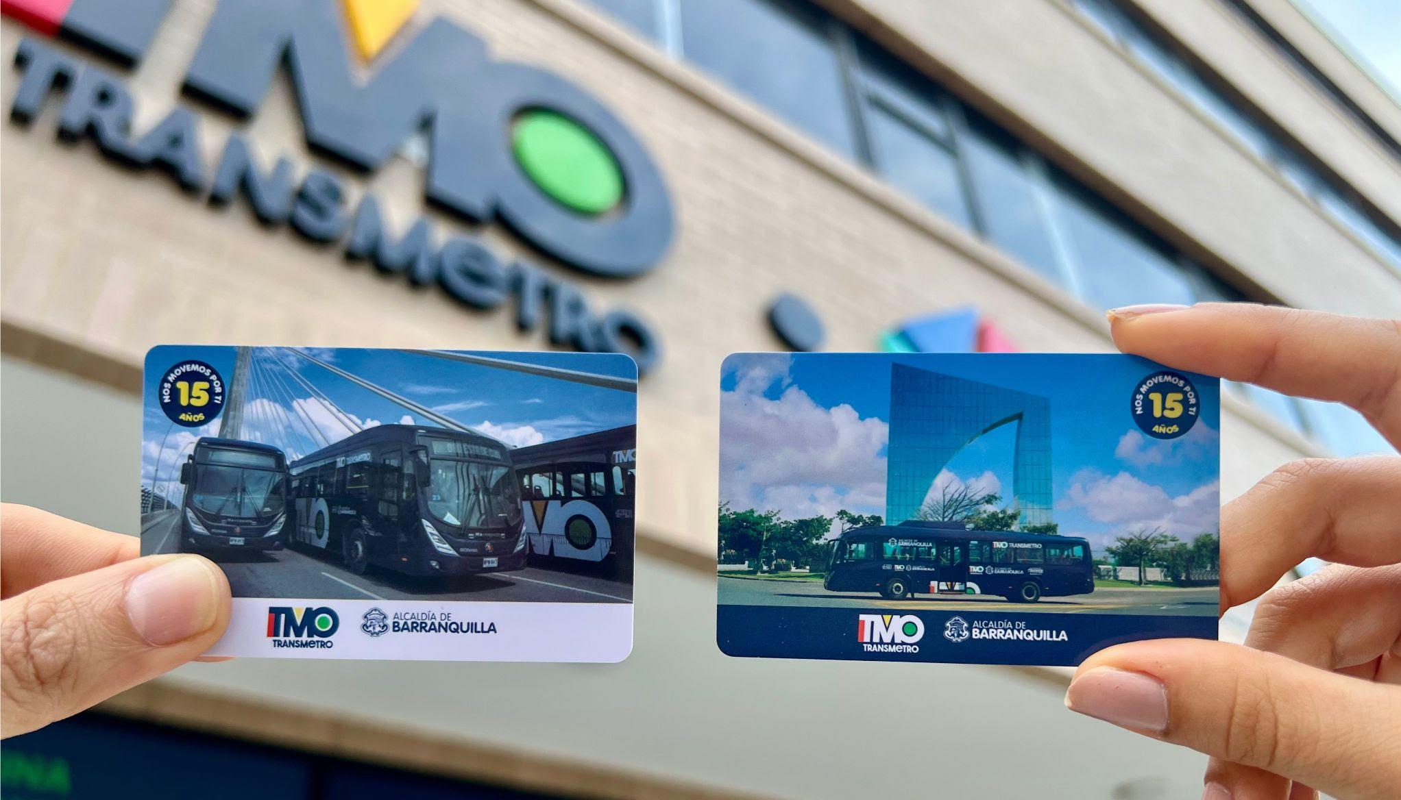 Nuevas tarjetas de Transmetro.