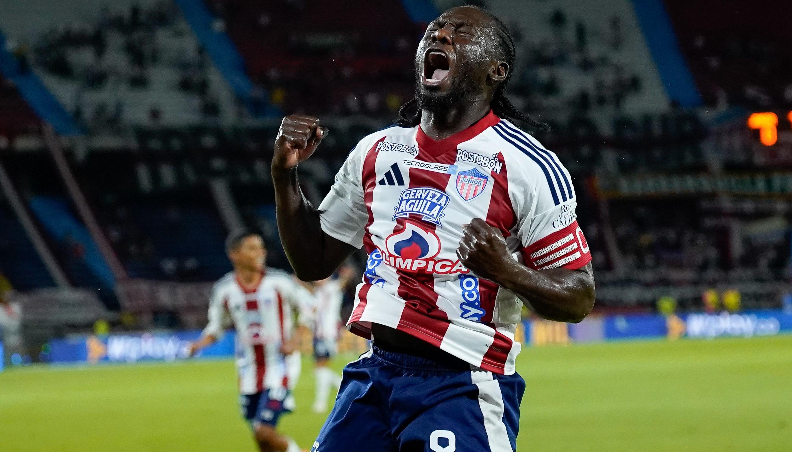 Yimmi Chará logró su primer título de Liga con Junior. 