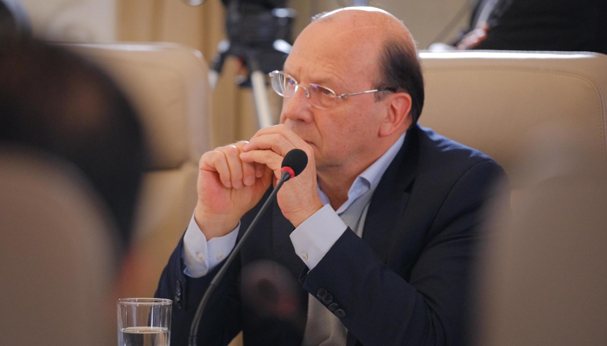 El Ministro de Hacienda, Germán Ávila.