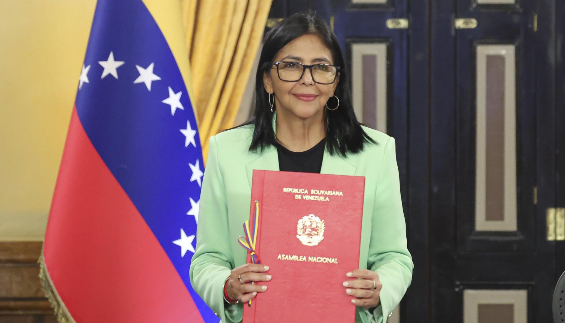 Delcy Rodríguez, Presidenta encargada de Venezuela.