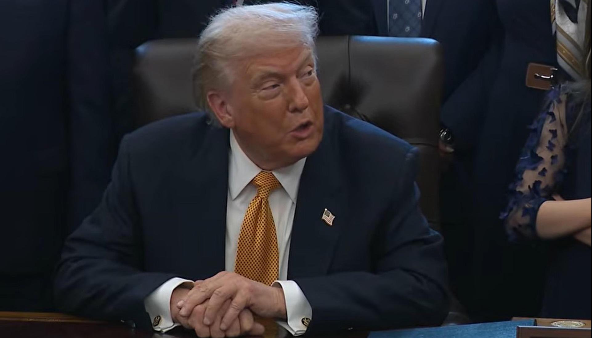 Donald Trump, Presidente de Estados Unidos.