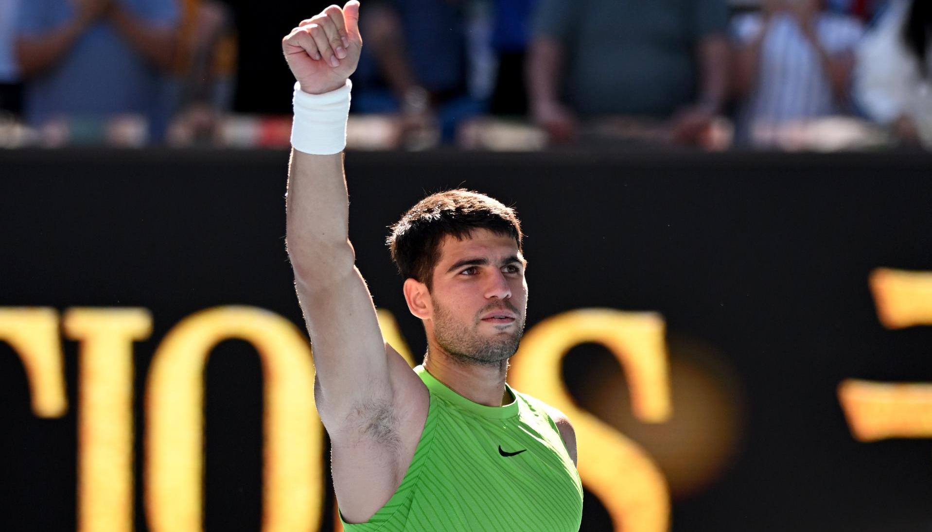 Carlos Alcaraz, tenista español.