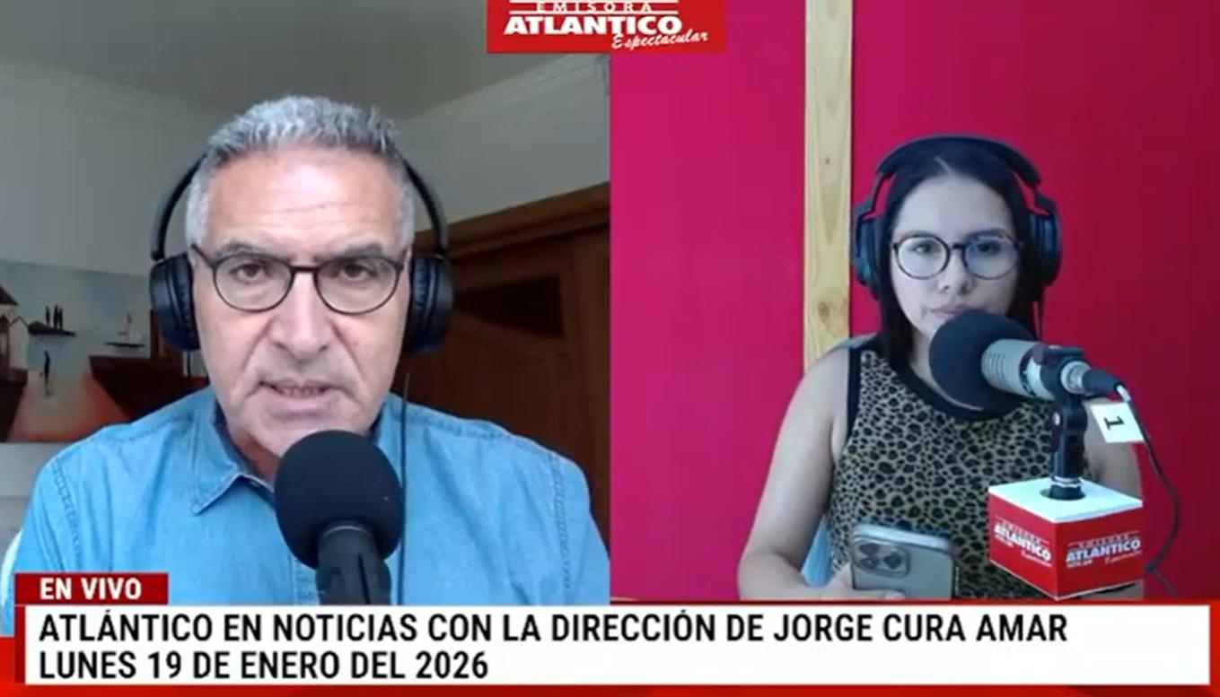 Transmisión de Atlántico en Noticias.