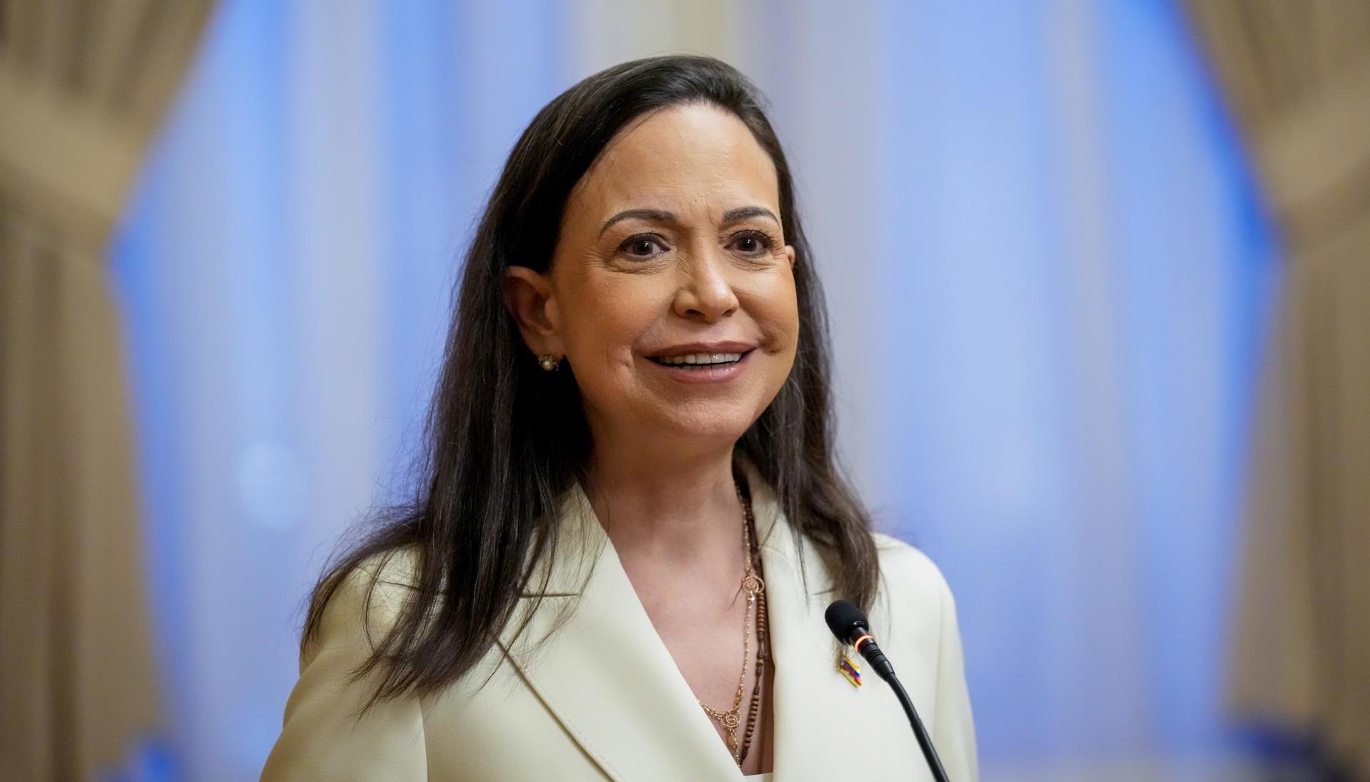 María Corina Machado, líder opositora venezolana.