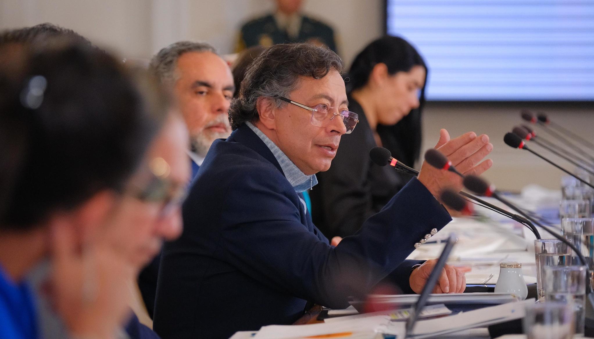 El Presidente Gustavo Petro.