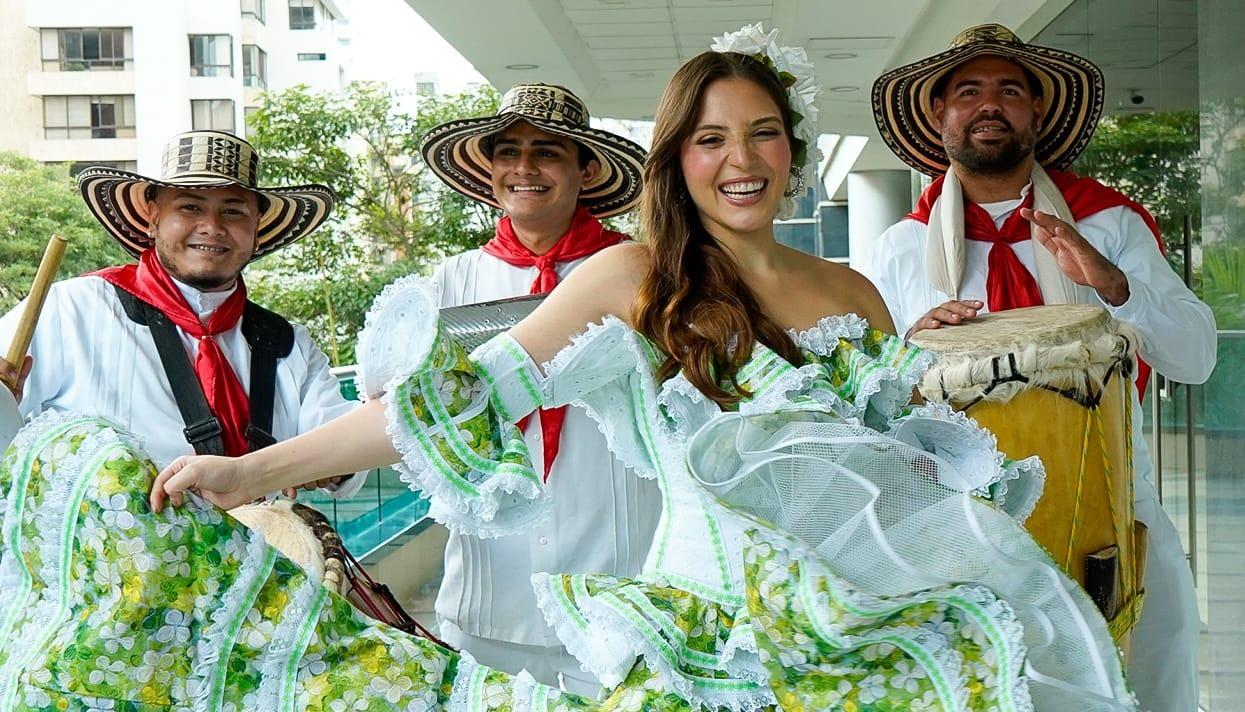 Reina Michelle Char en las instalaciones de Zona Cero.