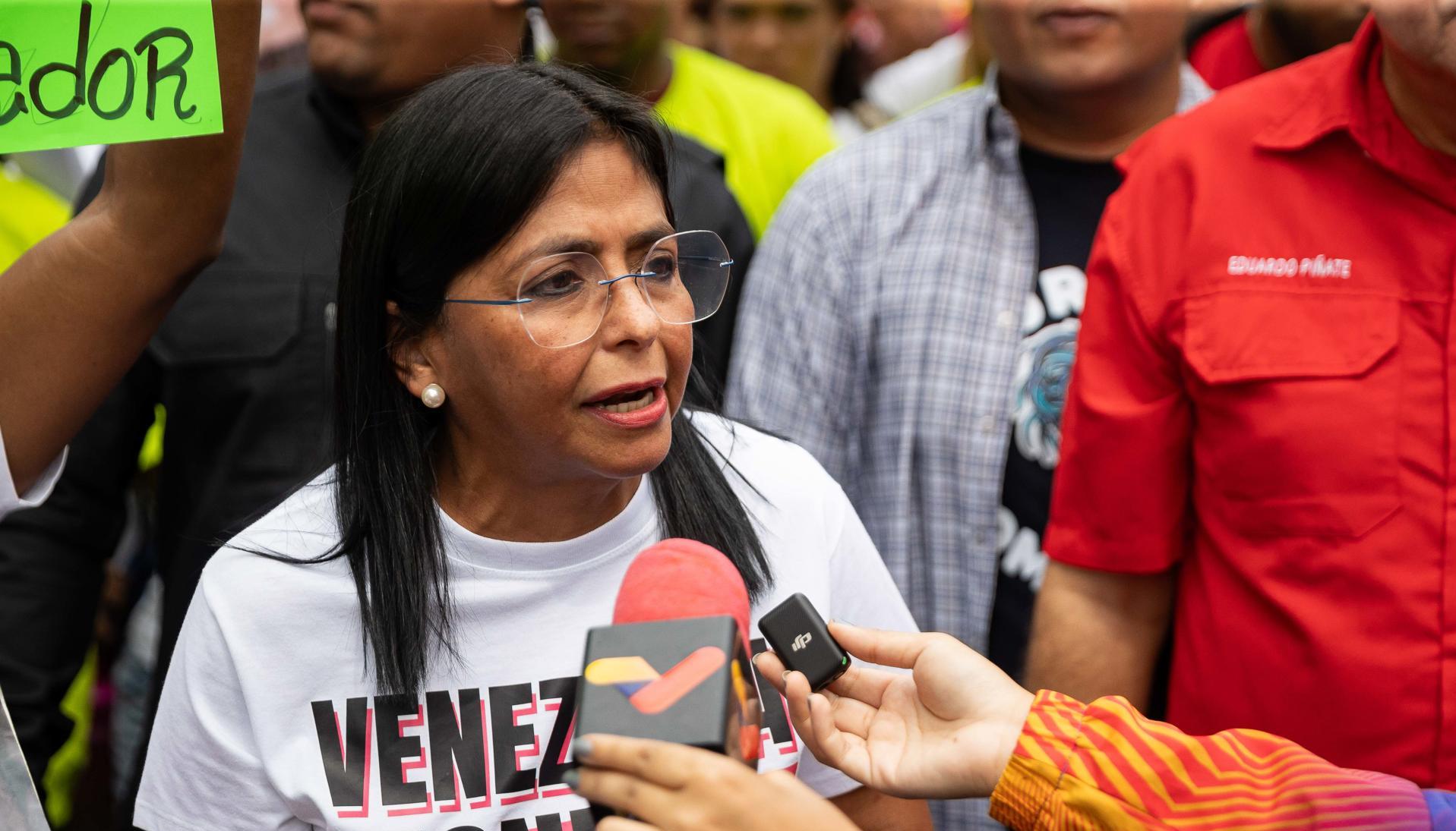 Delcy Rodríguez, Presidenta encargada de Venezuela.