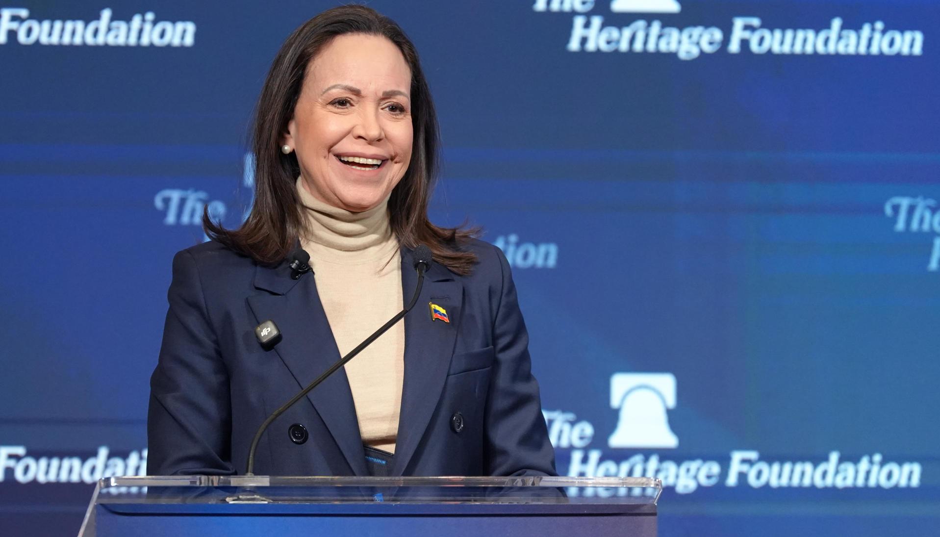 María Corina Machado, líder opositora venezolana.