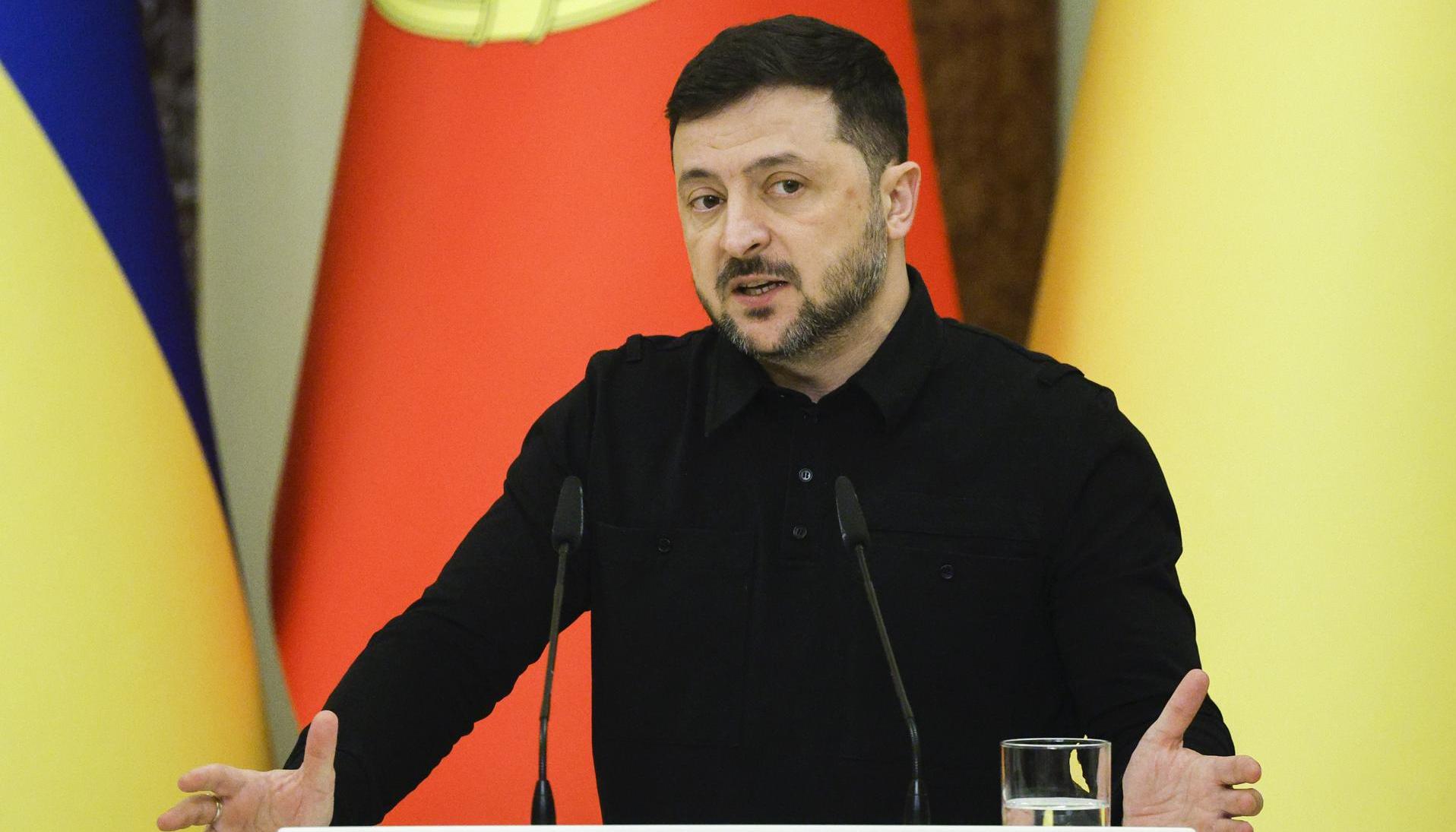 Volodimir Zelenski, Presidente de Ucrania.