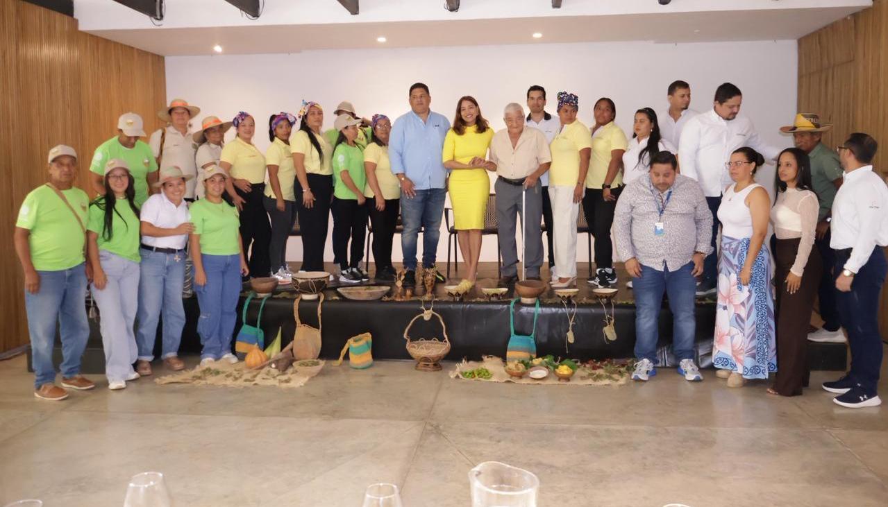 Organizadores del festival durante el lanzamiento. 