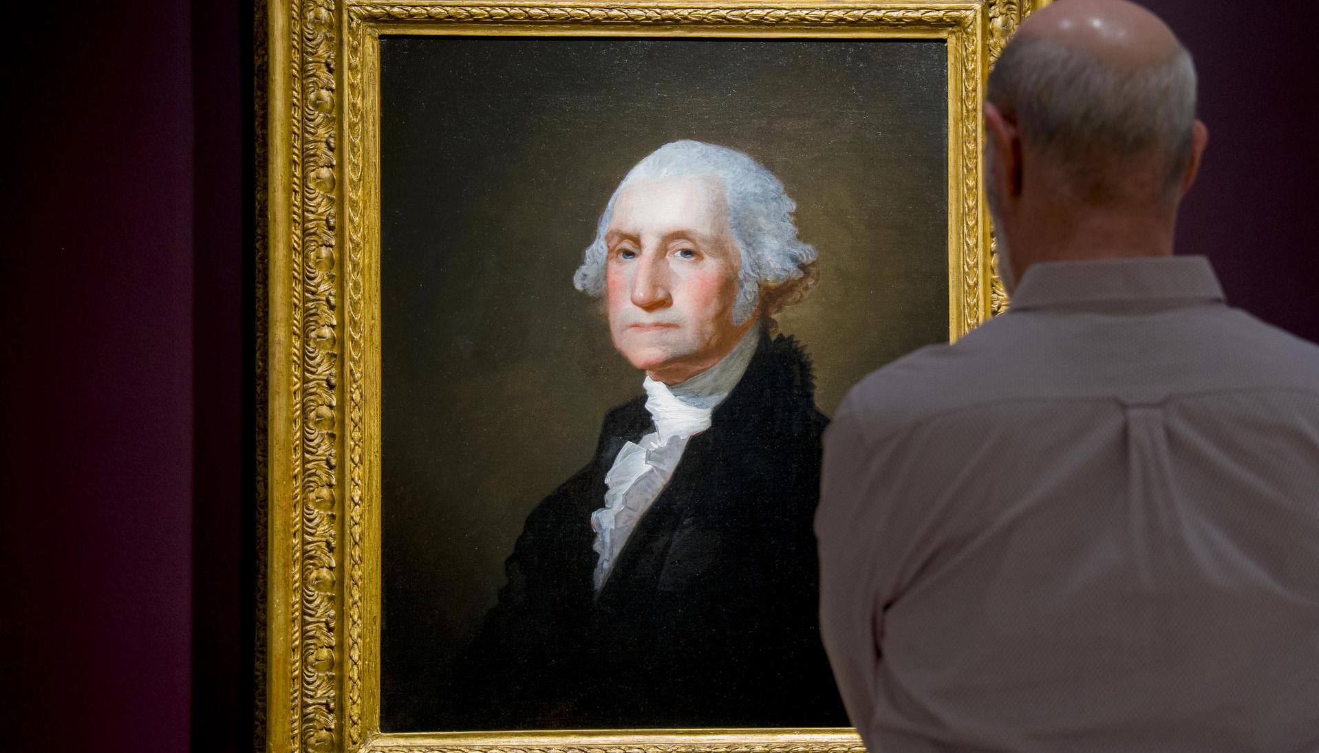 Retrato de George Washington.