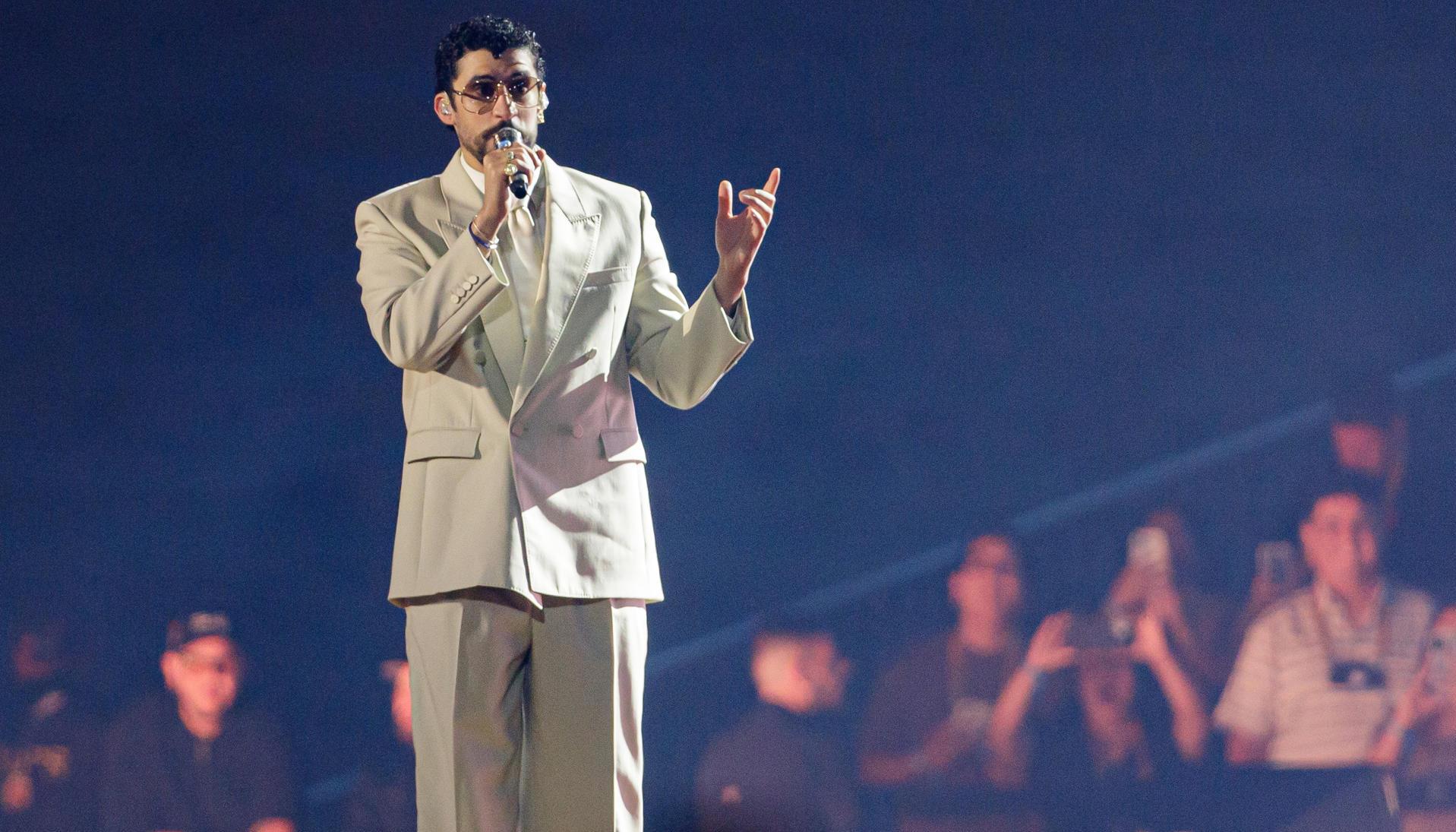 Bad Bunny, cantante puertorriqueño.