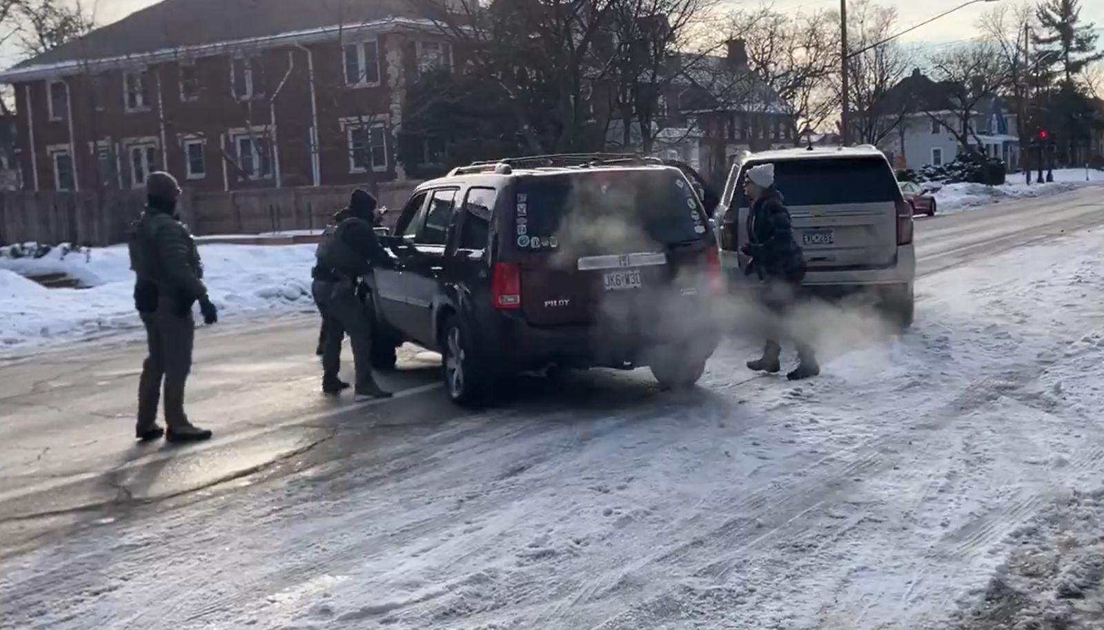 Momento de los disparos.