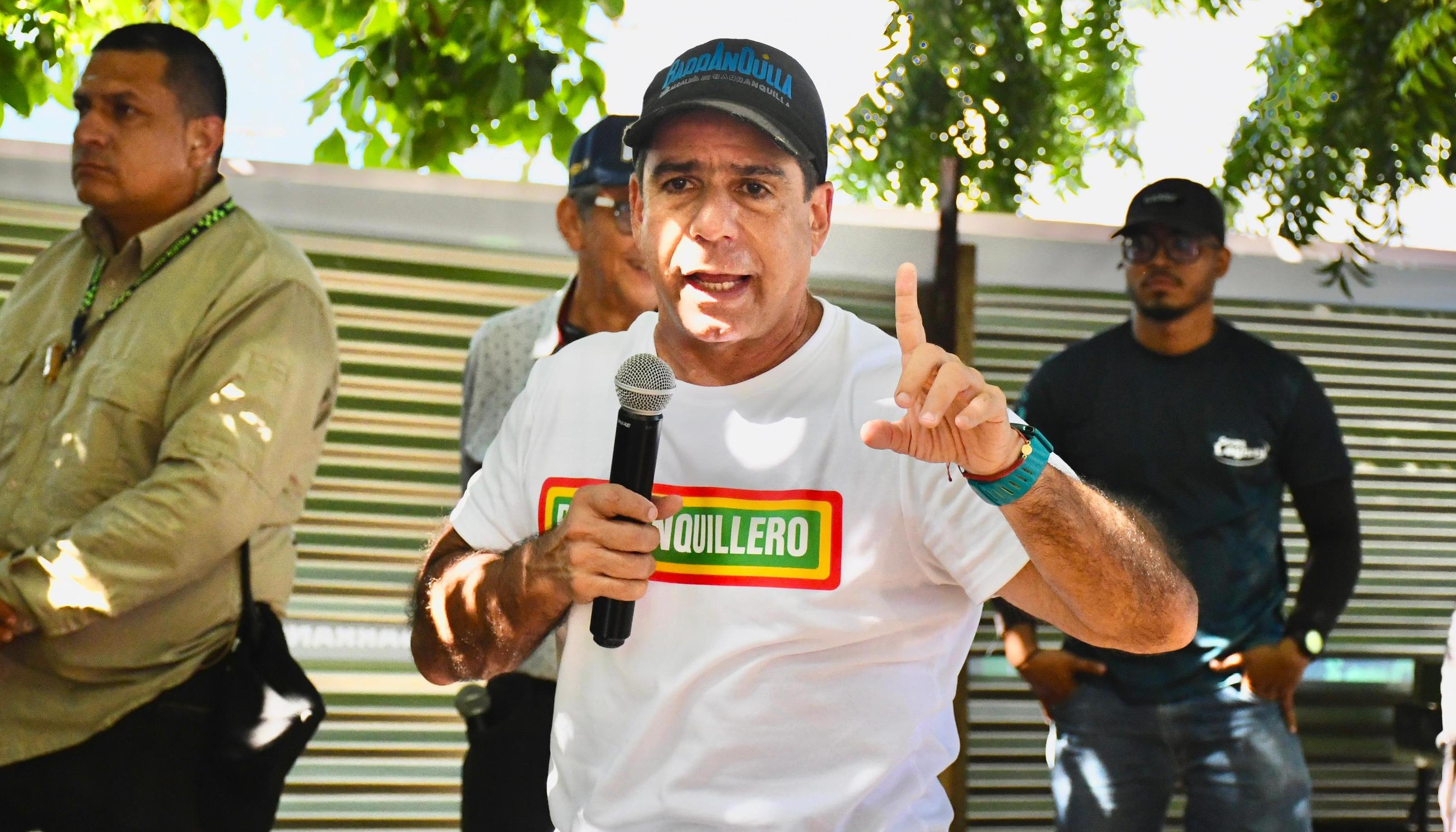 El Alcalde de Barranquilla, Alex Char.