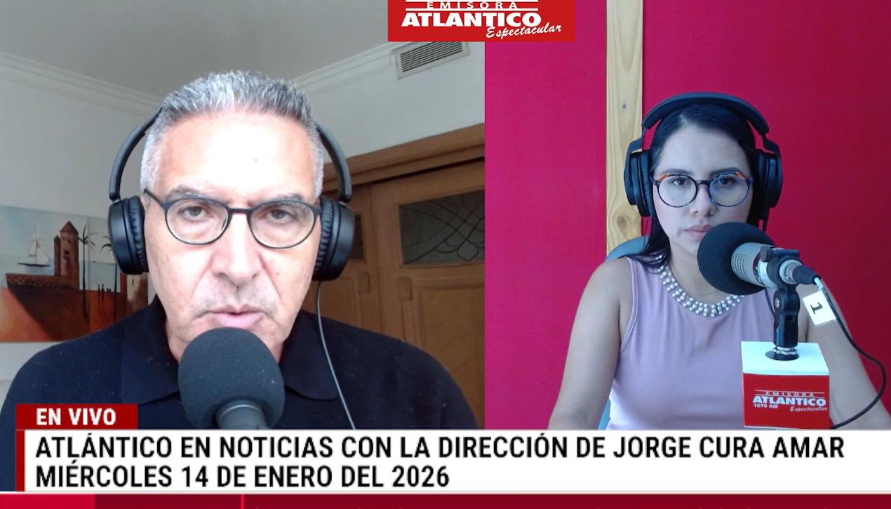 Transmisión de Atlántico en Noticias.