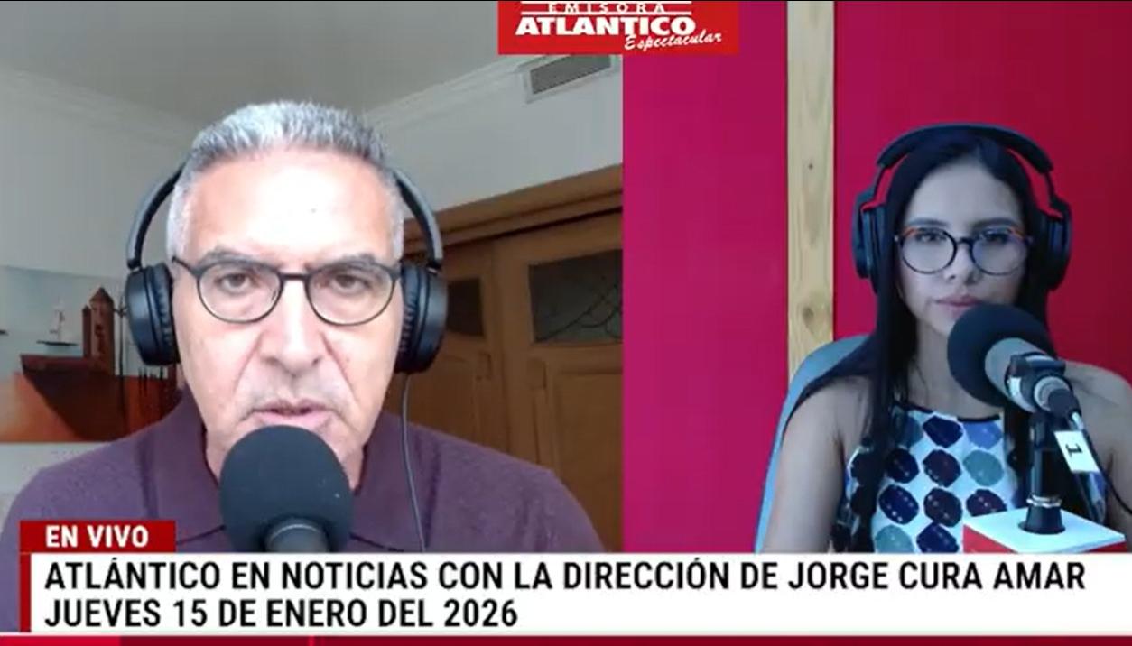 Transmisión de Atlántico en Noticias.