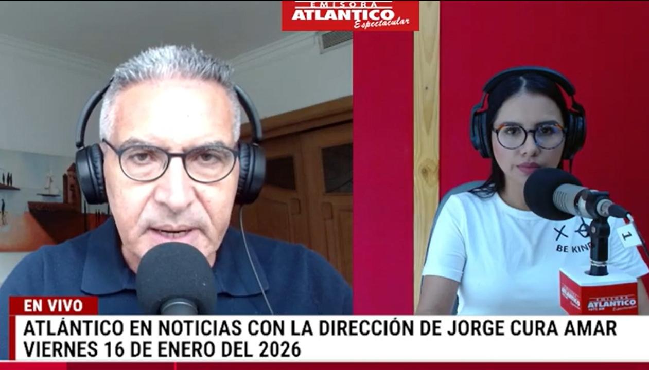 Transmisión de Atlántico en Noticias.