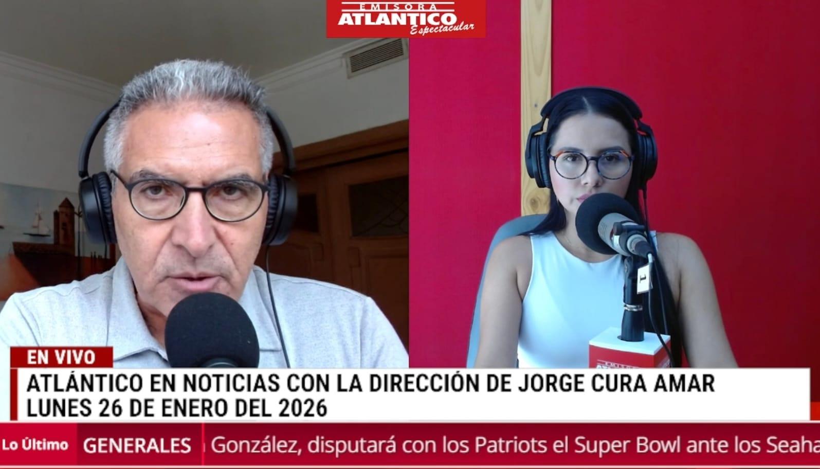 Transmisión de Atlántico en Noticias.