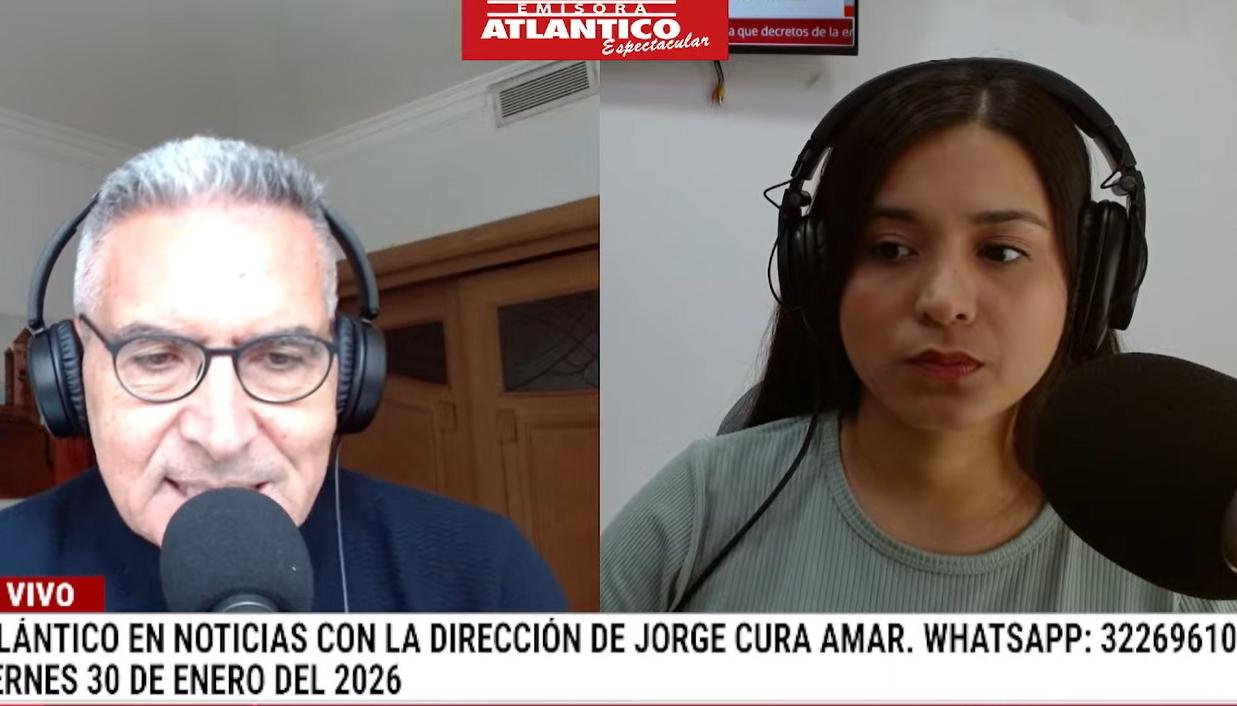 Transmisión de Atlántico en Noticias.