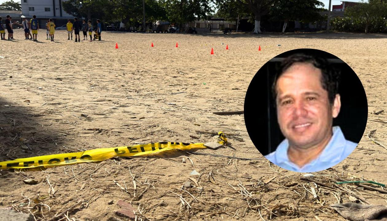 Optómetra Carlos Enrique Rojas Ávila fue ultimado en la cancha del barrio El Carmen. 