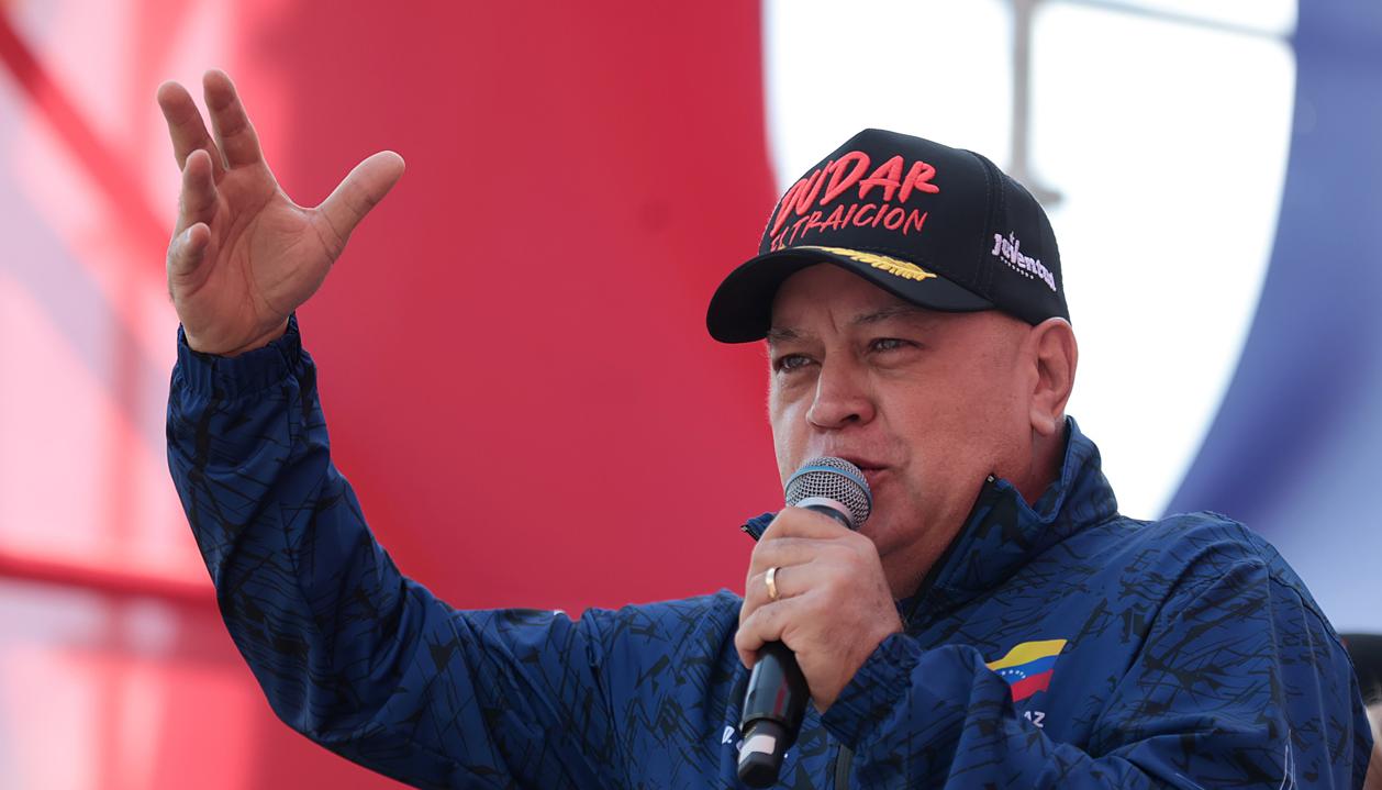 El ministro de Interior de Venezuela, Diosdado Cabello.