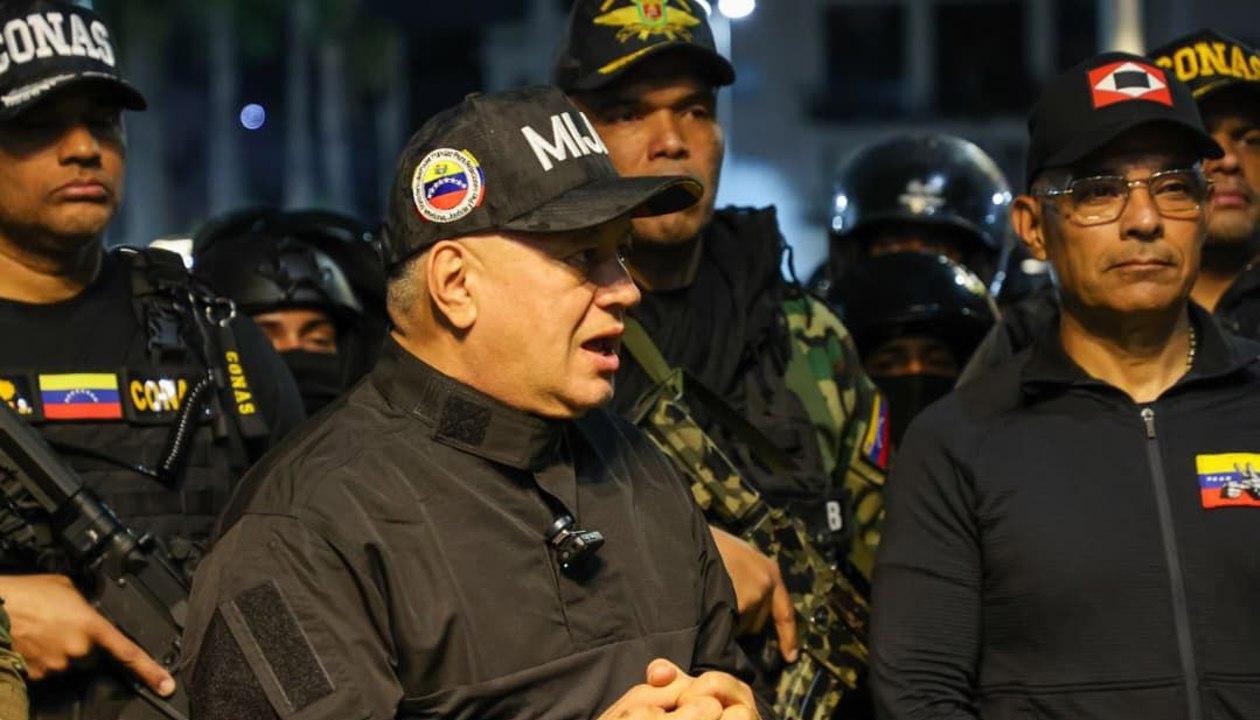 El ministro de Interior y Justicia de Venezuela, Diosdado Cabello.
