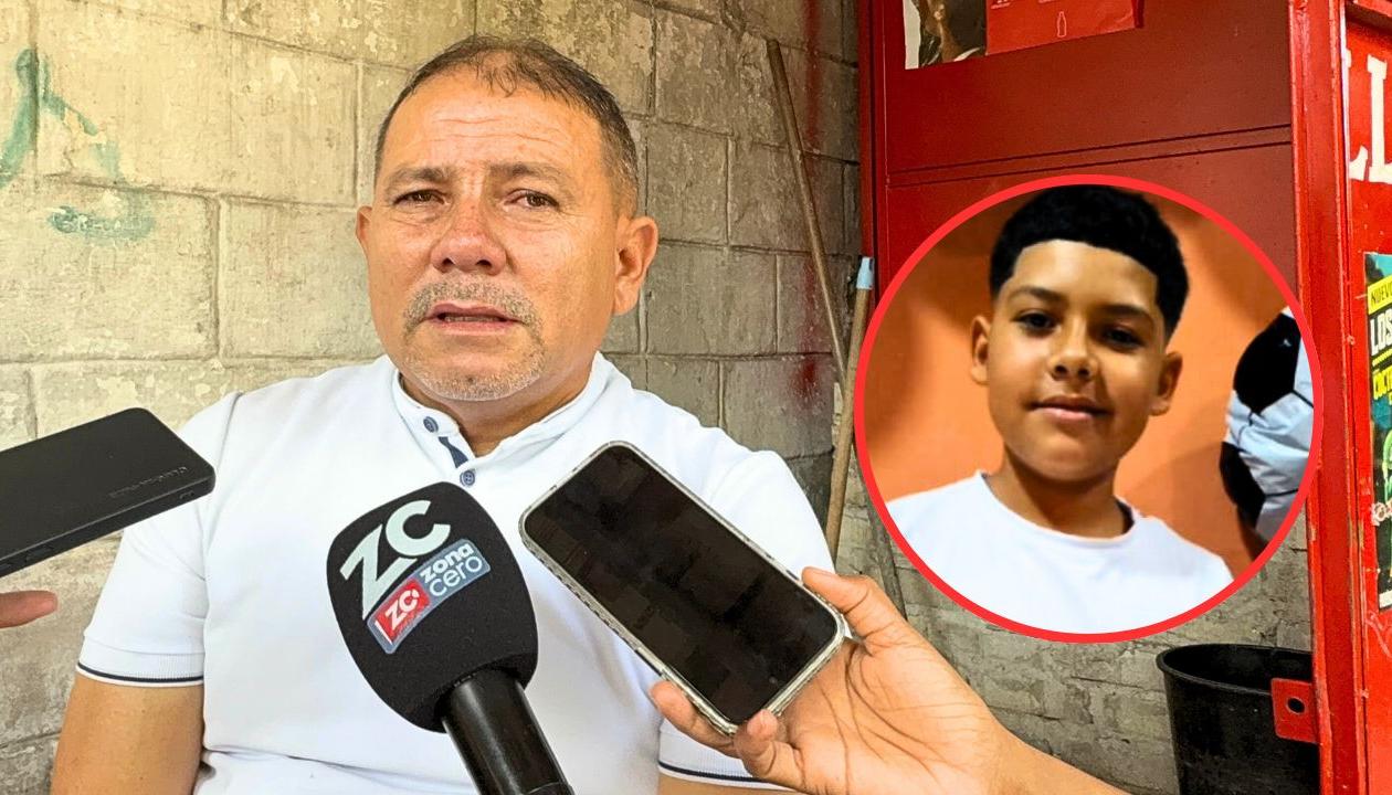 Aniger Hernández Castillo y su hijo Juan Manuel. 