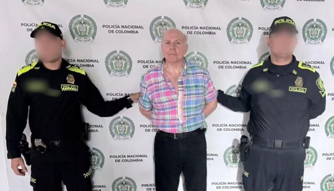 Jorge Aníbal Visbal Martelo tras ser capturado por la Policía. 